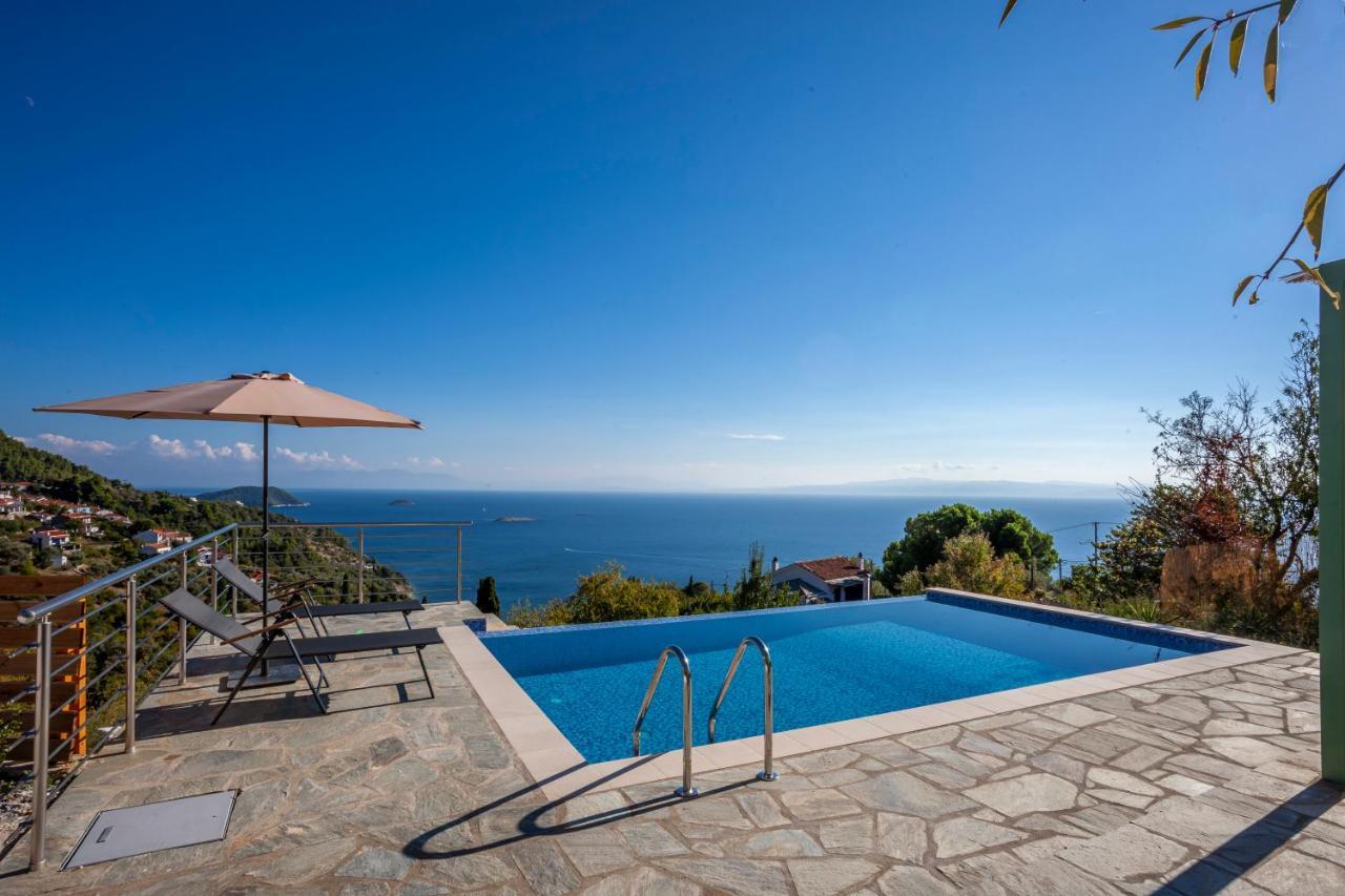 Olea Skopelos Villas With Swimming Pools & Sea View Panormos  Exterior photo